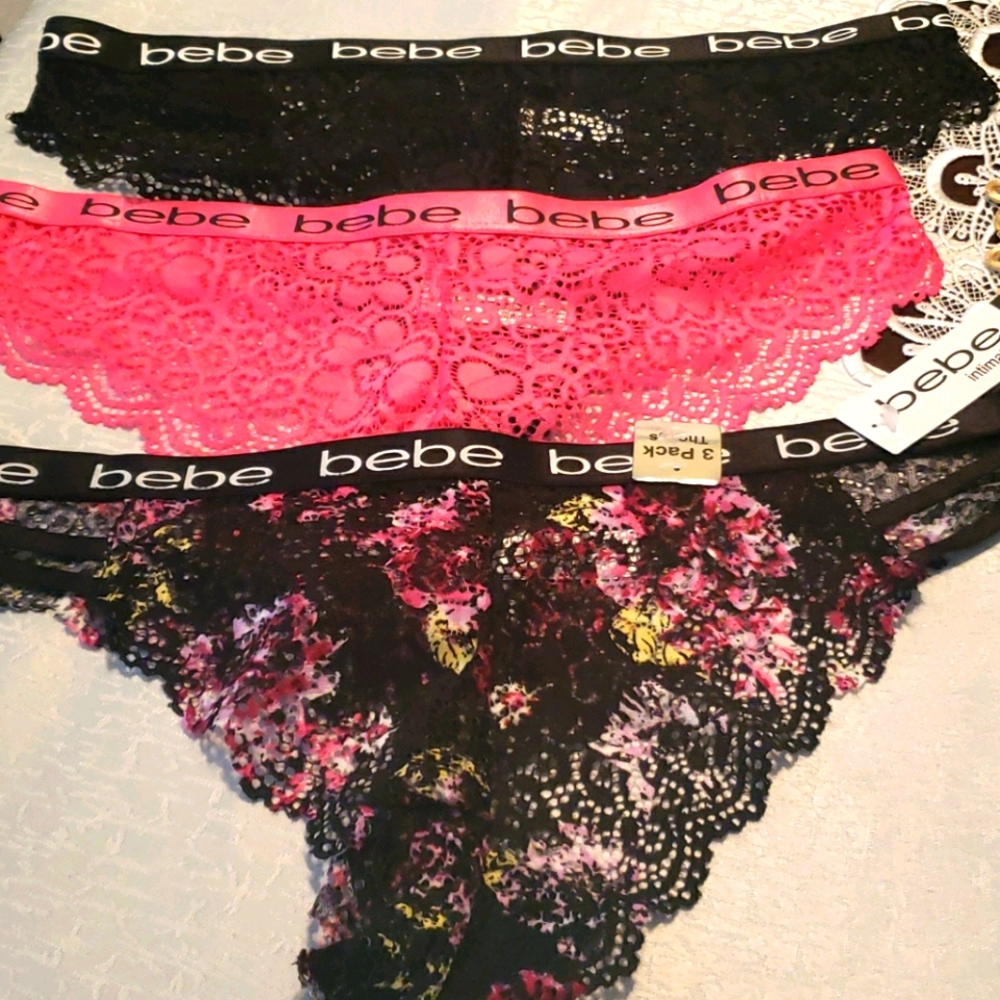 3 Bebe woman thong